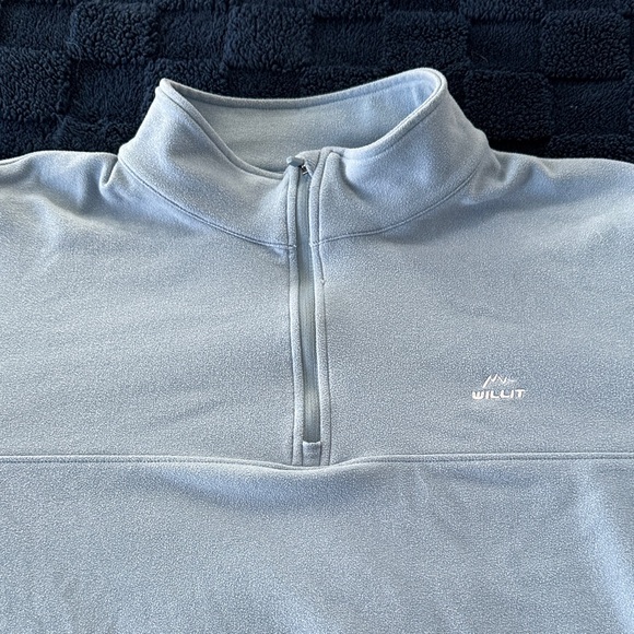 WILLIT Other - Willit Men's Light Gray Zip-Up Sweater